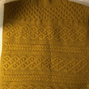 Zara Mustard Yellow Knit Vest